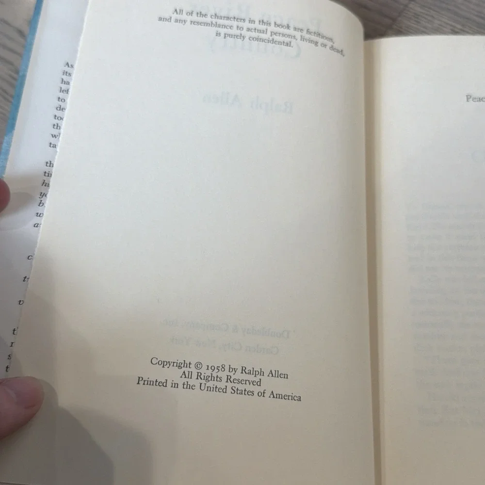 Peace River Country 1958 Hardcover by Ralph Allen Dust Jacket Book Club Edition‎